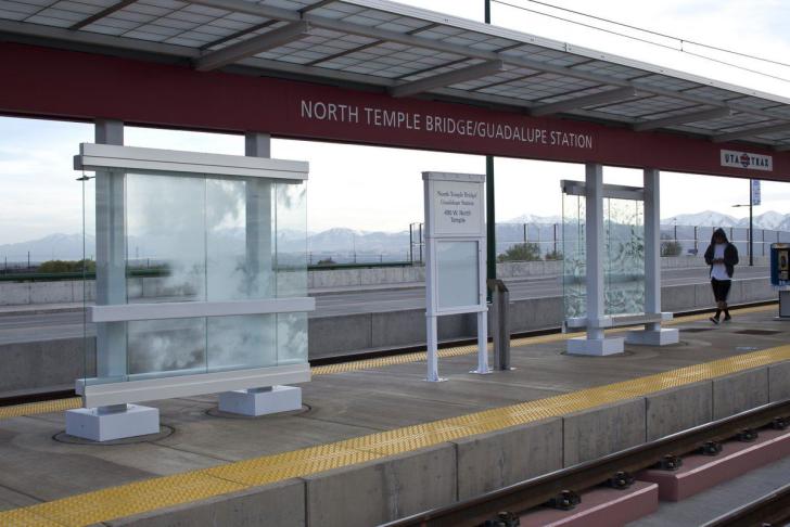 North Temple Bridge, Guadalupe Station, Salt Lake City, USA